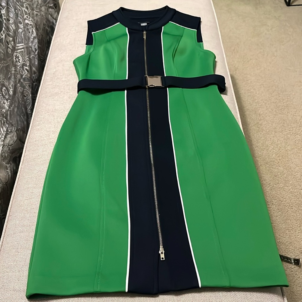 Tommy Hilfiger slim-scuba dress.